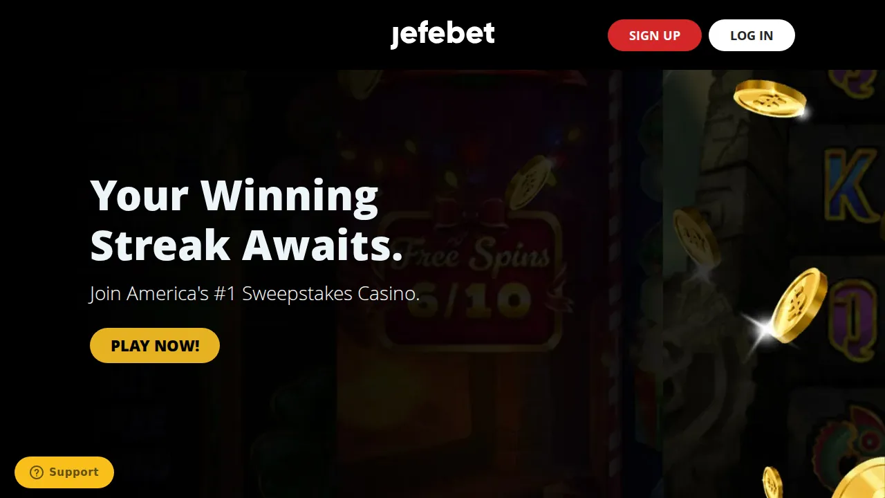 JefeBet homepage